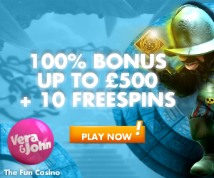 Vera & John – 10 Free Spins on Gonzo’s Quest